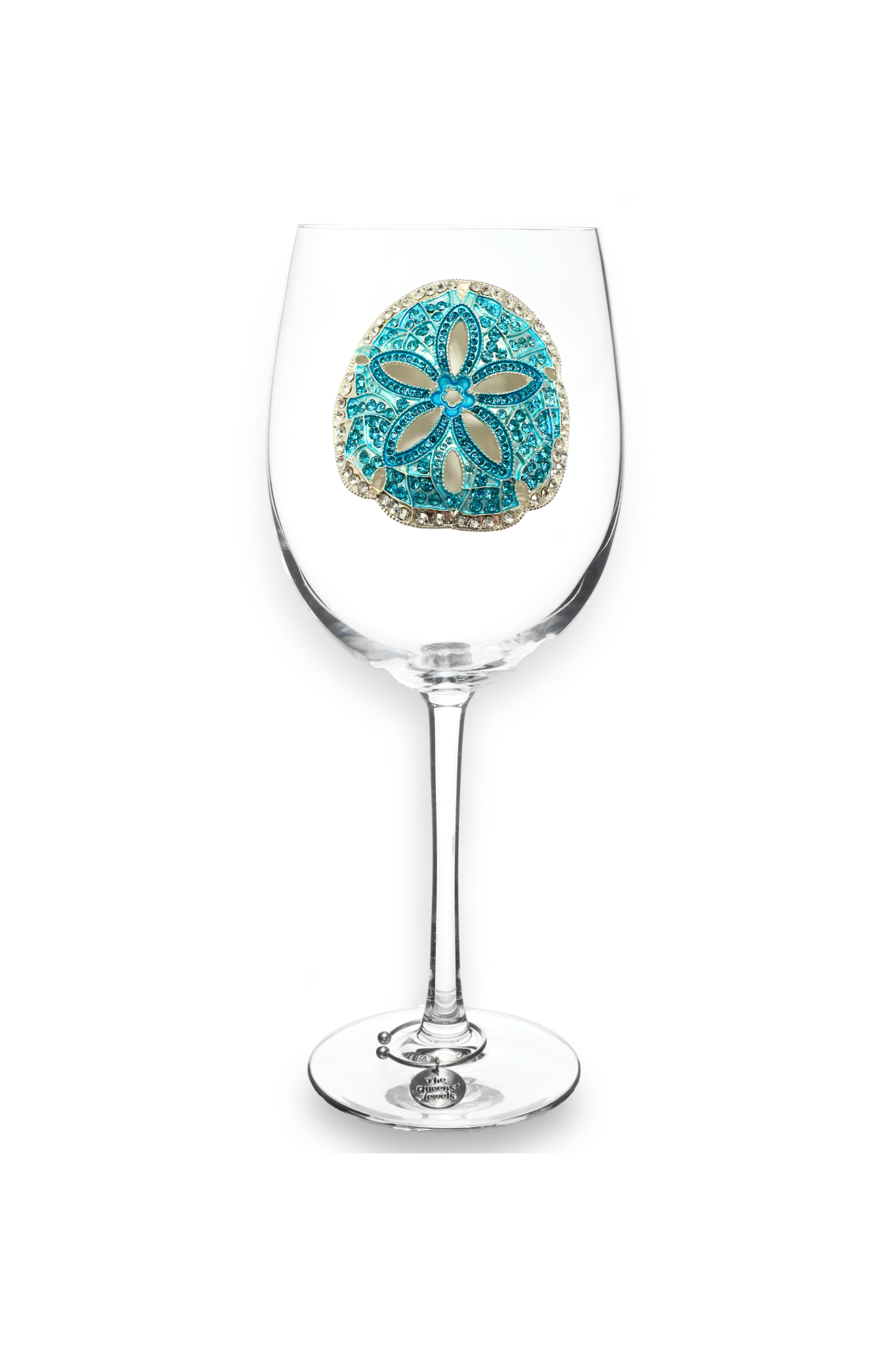 Sand Dollar Stemmed Wine Glass