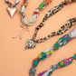 SCARF CHARM NECKLACE
