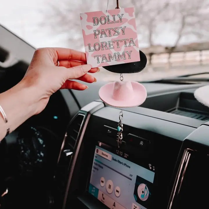 Cowboy Hat Rearview Mirror Charm