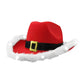 LED Flashing Christmas Cowboy Santa Western Hat