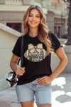 Camouflage Football Bow Tee