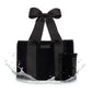 Special Edition Bow Midnight Black Beach Tote w/ Phone Pouch