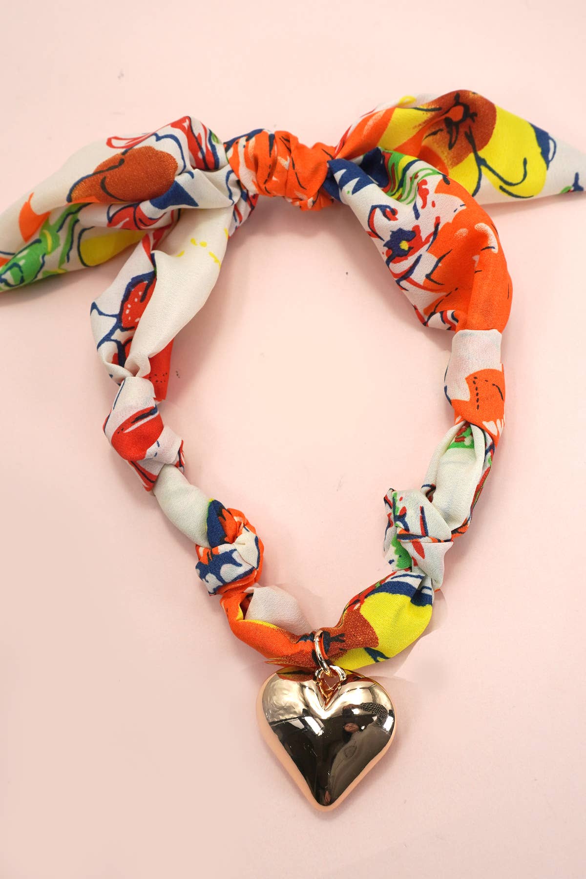 SCARF CHARM NECKLACE