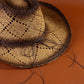 Cowrie Shell Straw Cowboy Hat