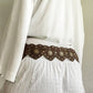 Bohemian Vintage Bronze Detail Heart Connected PU Belt: