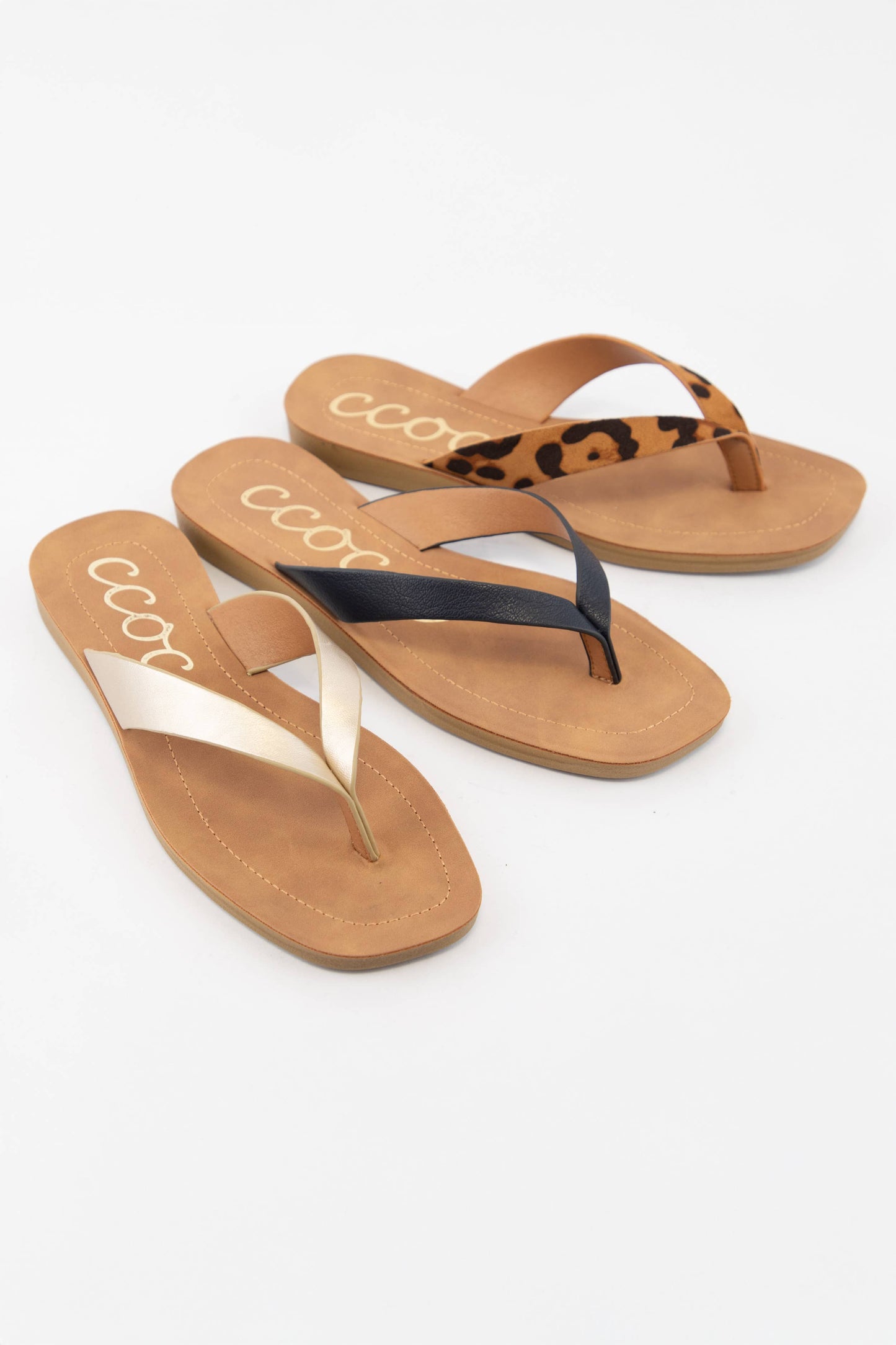 SIA MINIMAL STRAP DESIGN FLIP FLOP THONG SANDALS