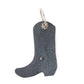 Boot Scootin’ Charm Leather Key Fob in Bronco Beige