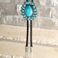 Western Bolo tie Necklace: TURQUOISE