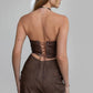 ARIZONA Western Strapless Mini Dress