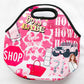 Pink Collage Lunch Tote