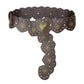 Boho Heart Wide Waist Western Leather Belt