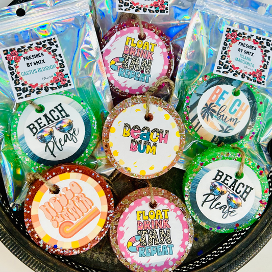 Wholesale Car Freshies - BEACH PLEASE Summer Collection