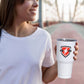 Custom Promotional Full Color Logo 30oz Tumbler : Light Pink