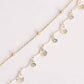 Simple Shell Sequin Rhinestone Waist Chain DP25A816: Gold