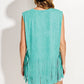 T939G10634 - Everyday Casual Suede Fringe Women's Tank Top