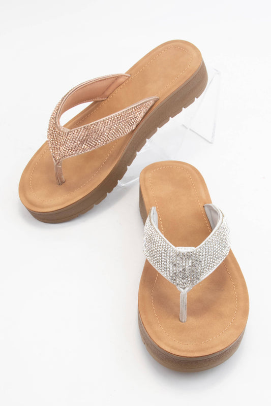 RHINESTONE SHIMMER SANDAL