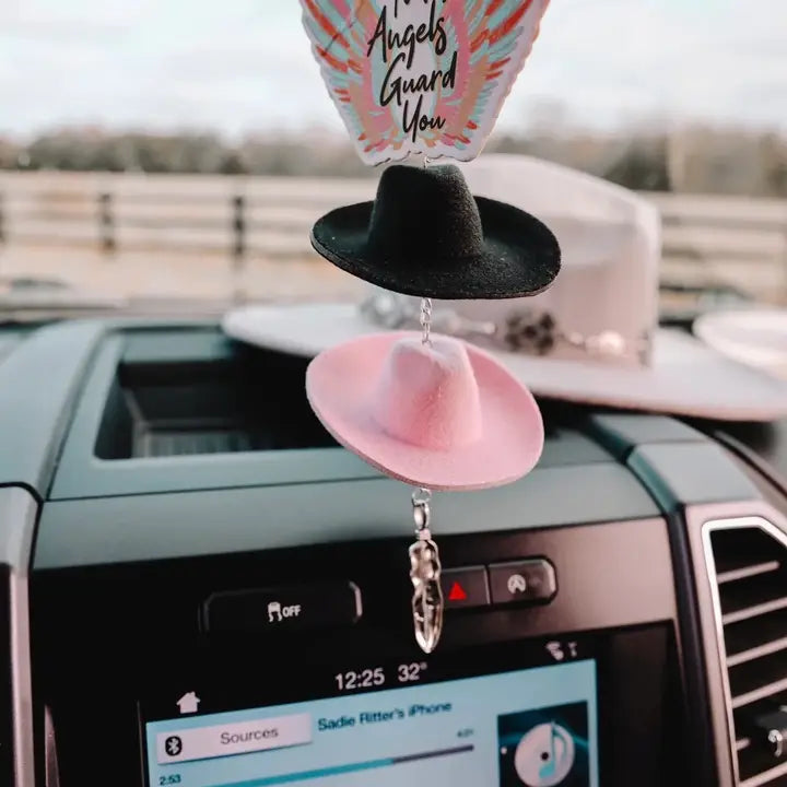 Cowboy Hat Rearview Mirror Charm