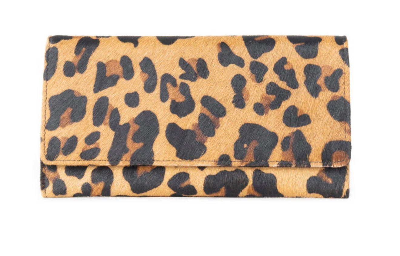 SPLITTER WALLET-LEOPARD