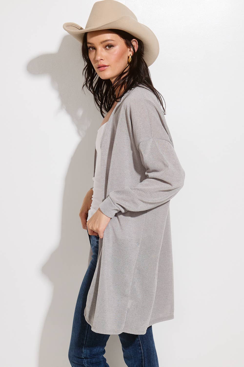 Aztec Border Knit Cardigan