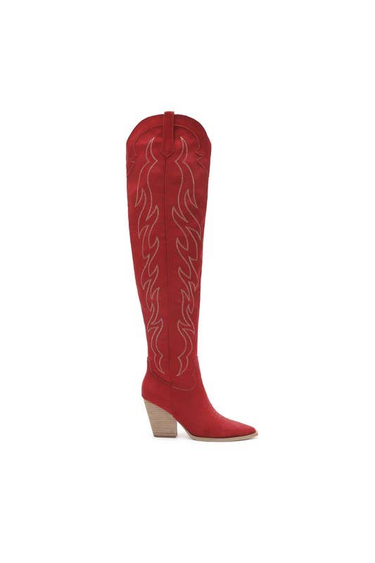 ABBY: Khaki Cowgirl Boot