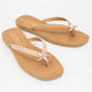 MISTY GOLDEN STARFISH DECOR THONG STRAP SANDAL