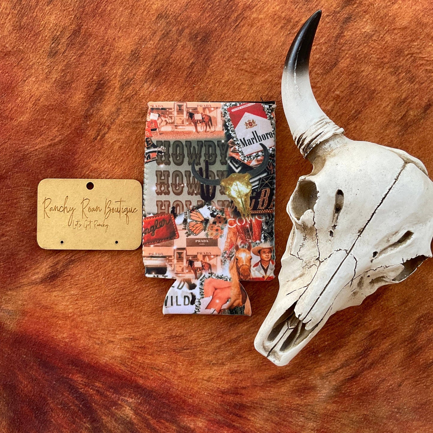 Western Graphic Slim & Regular Koozie: The World Needs More Cowboys / Regular