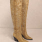 ABBY: Khaki Cowgirl Boot