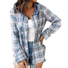 Hooded Plaid Button-Up flannel