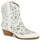 Beast Fashion Block Heel Sequins Western Cowgirl Boots
