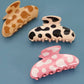 JUMBO CELLULOSE ANIMAL PRINT HAIR CLAW CLIPS | 40H675