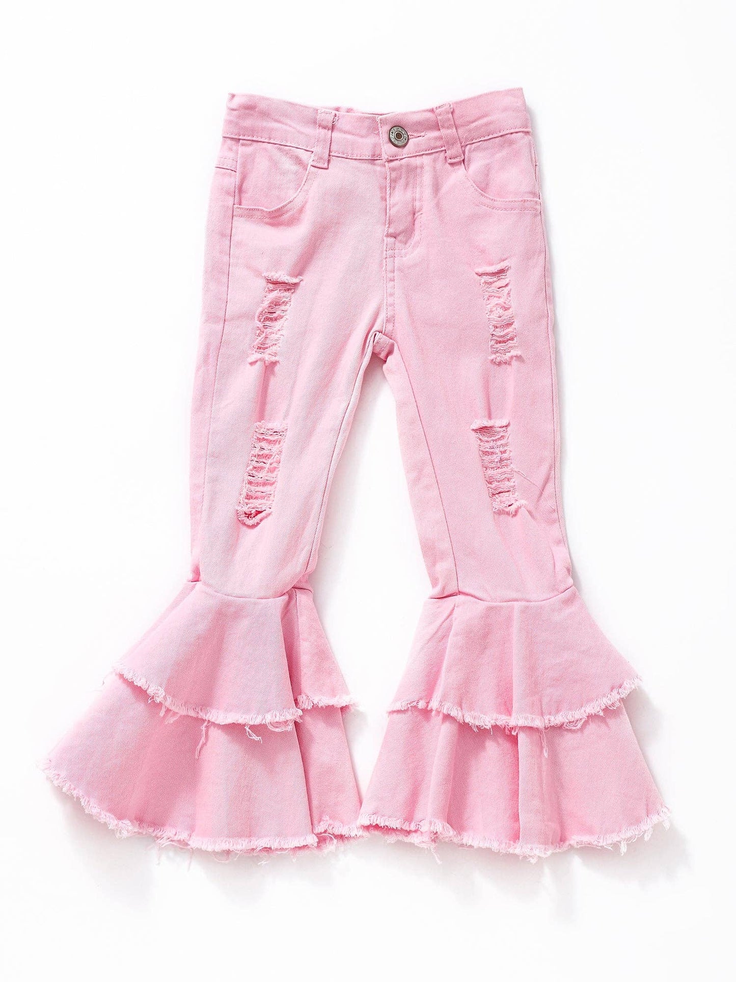 Pink bell bottom Jeans