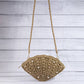Pearl Beaded Straw Crochet Shell Bag