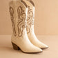 Amaya white Chai Classic Western Boot