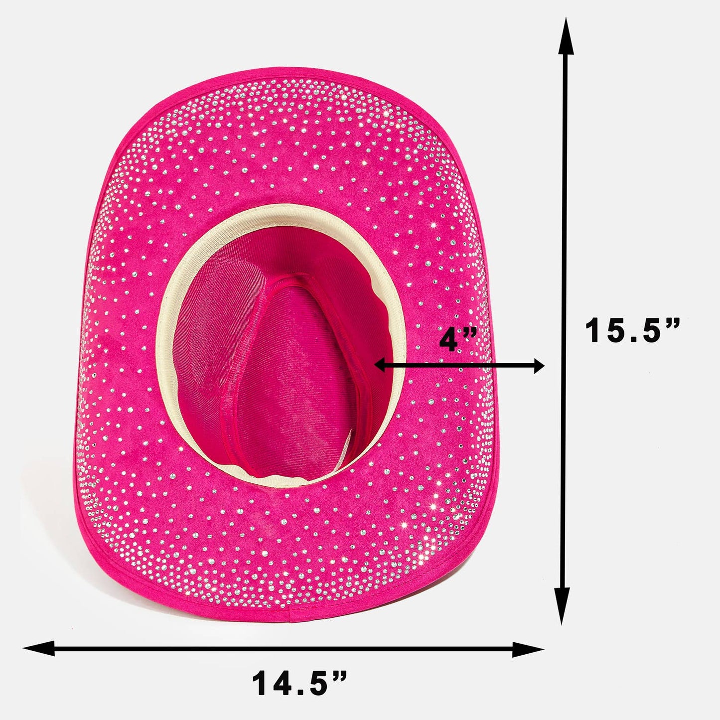 Western Studded Pattern Cowboy Hat