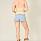 Belted Denim Shorts
