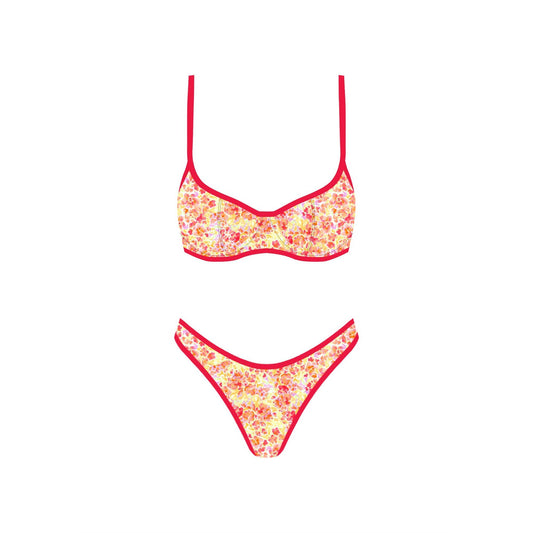 Seaside Picnic Bikini Set: ORGPNK