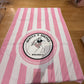 Logo beach towel with bag