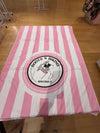 Logo beach towel with bag