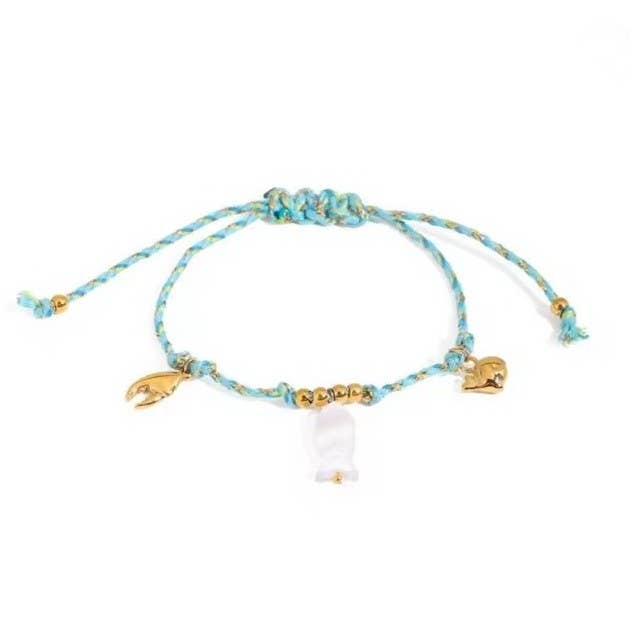 CORDED CHARM BRACELET