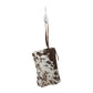 White & Brown Hairon Small Bag