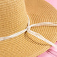Beaded Braid sun Hat: