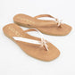 MISTY GOLDEN STARFISH DECOR THONG STRAP SANDAL