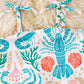 sweet sea printed girls Outfit