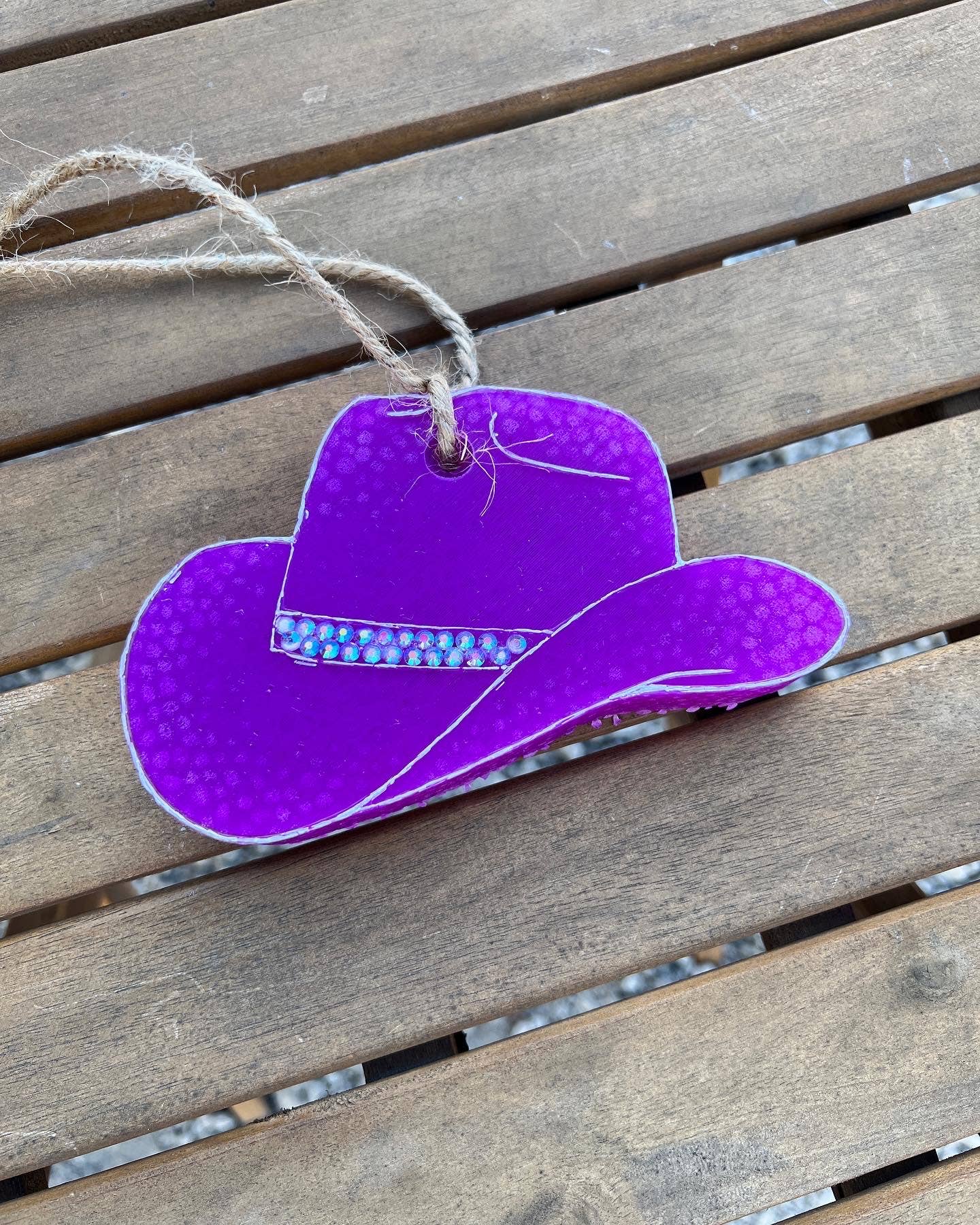 Cowboy Hat Western Flare Car Freshies: Girls Trip / With Fringe