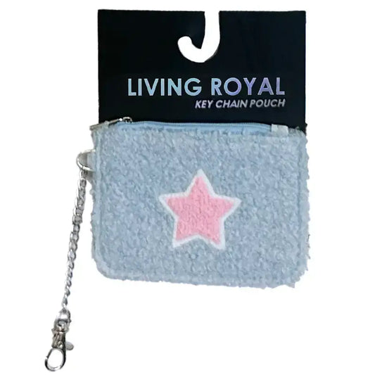 Keychain Pouch - Western Rodeo Cowgirl - Clear & Pink