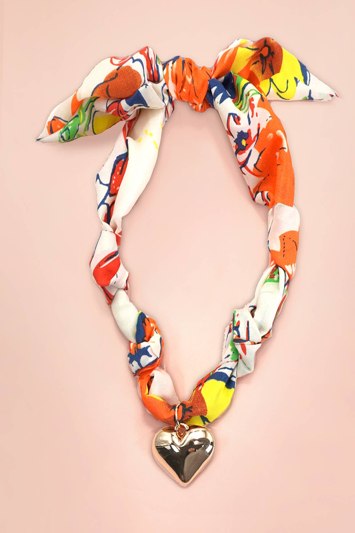 SCARF CHARM NECKLACE
