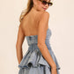 Western Charm Stretch Denim Dress