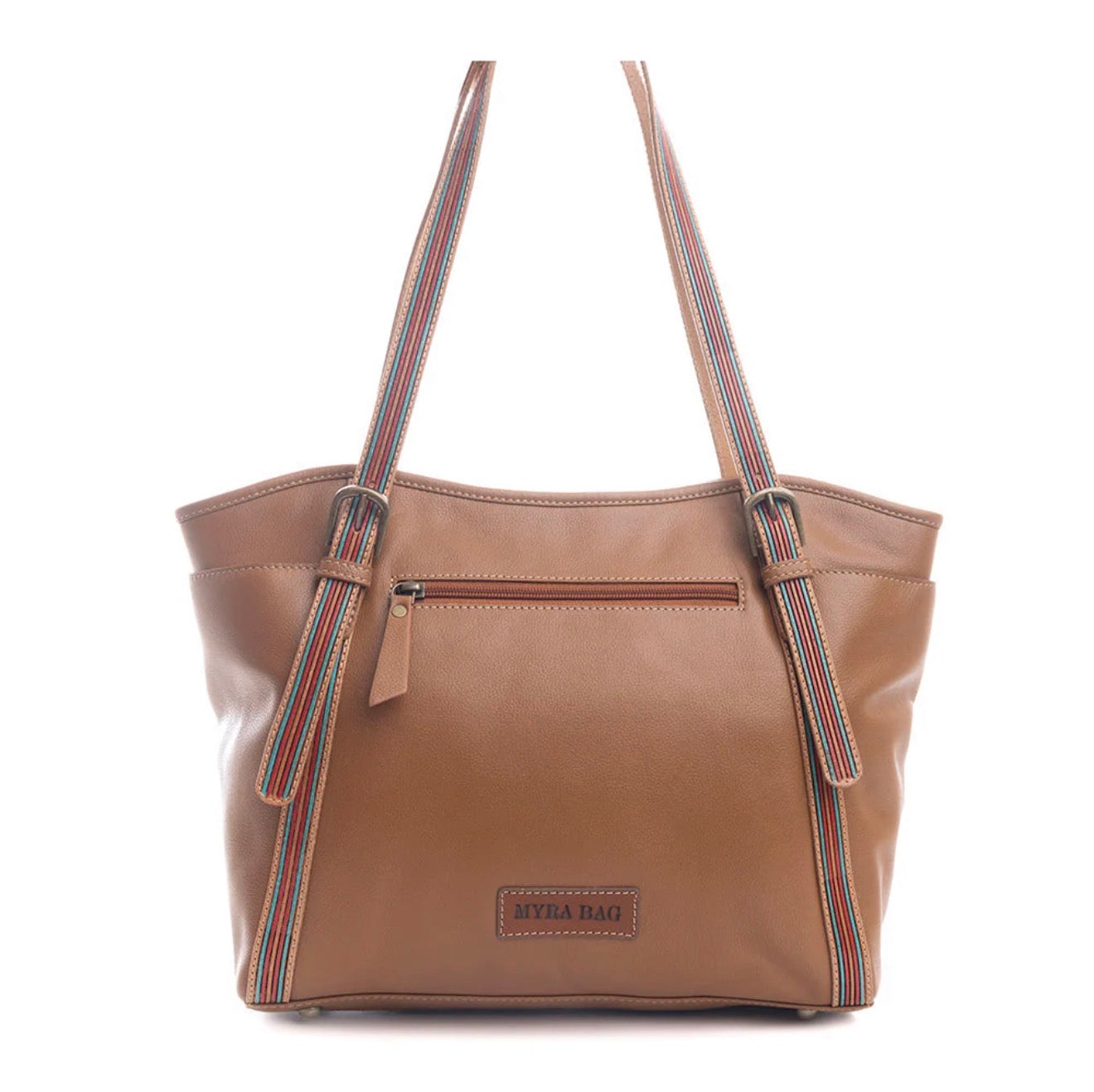 AGE OF THE STEER HAND TOOLED BAG-BROWN