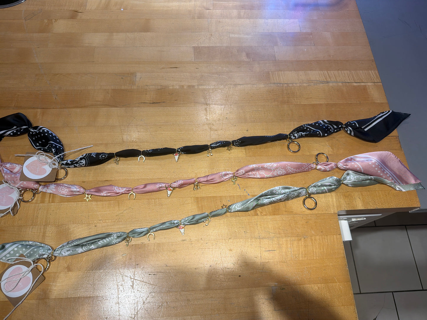 bandana boot charm