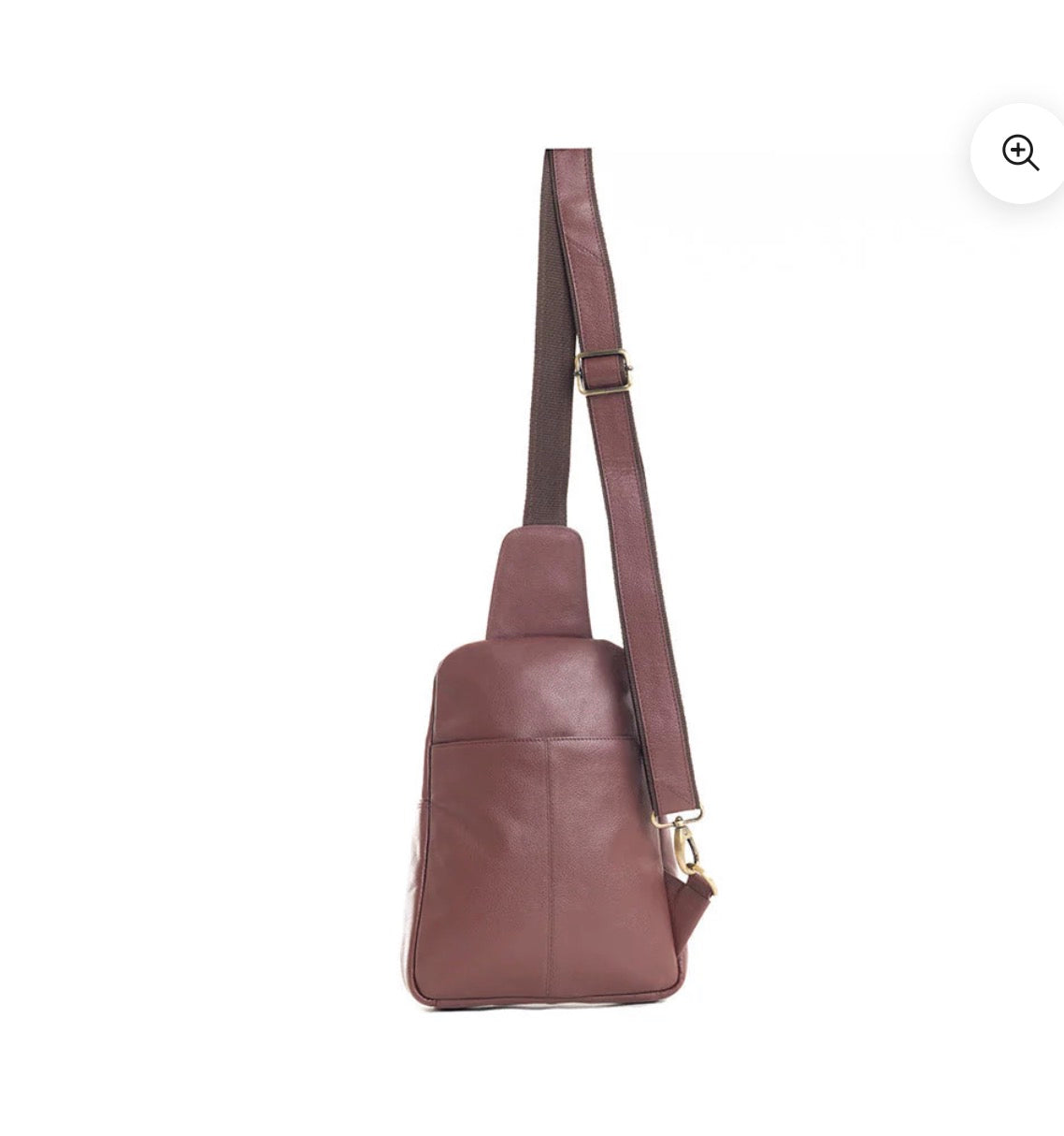 SUNFLOWER STEER SLING BAG-BROWN